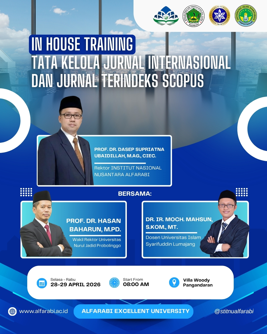 Tingkatkan Kualitas Publikasi Global, STITNU Alfarabi Gelar In-House Training Tata Kelola Jurnal Internasional Scopus