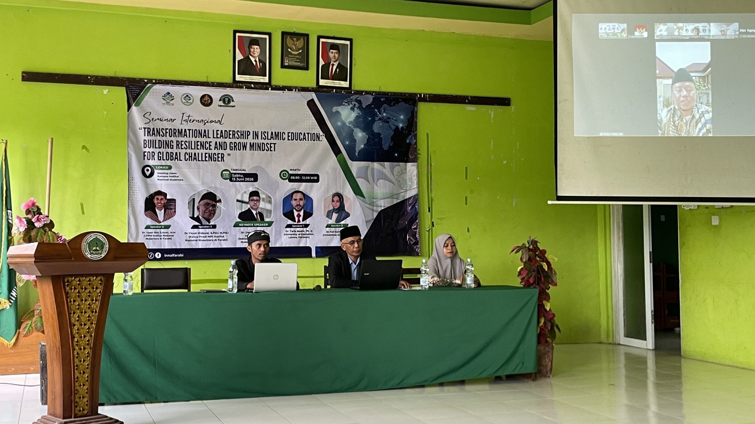 Dinamika Pendidikan Global, Institut Nasional Nusantara Al Farabi Gelar Seminar Internasional Kepemimpinan Transformatif Islami