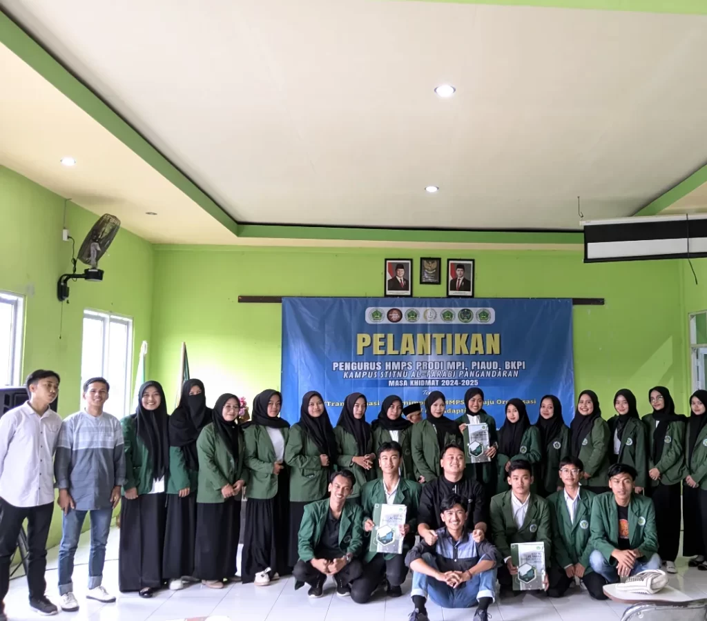PEMBUKAAN PELANTIKAN PENGURUS HMPS PRODI MPI,PIAUD,BKPI KAMOPUS STITNU AL-FARABI PANGANDARAN MA